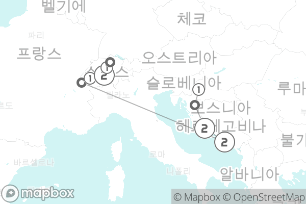 [샘플] 푸른 바다. 붉은 지붕. 알프스 산골마을 대표 이미지