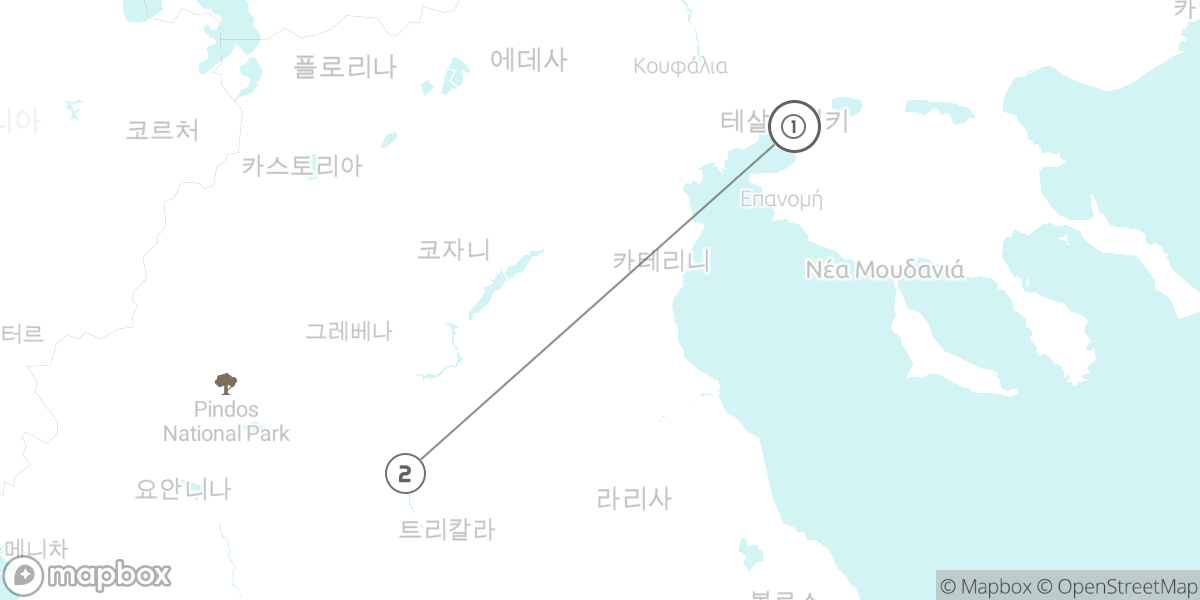 알렉산더 대왕의 발자취, 고대 마케도니아 역사 기행 루트 지도
