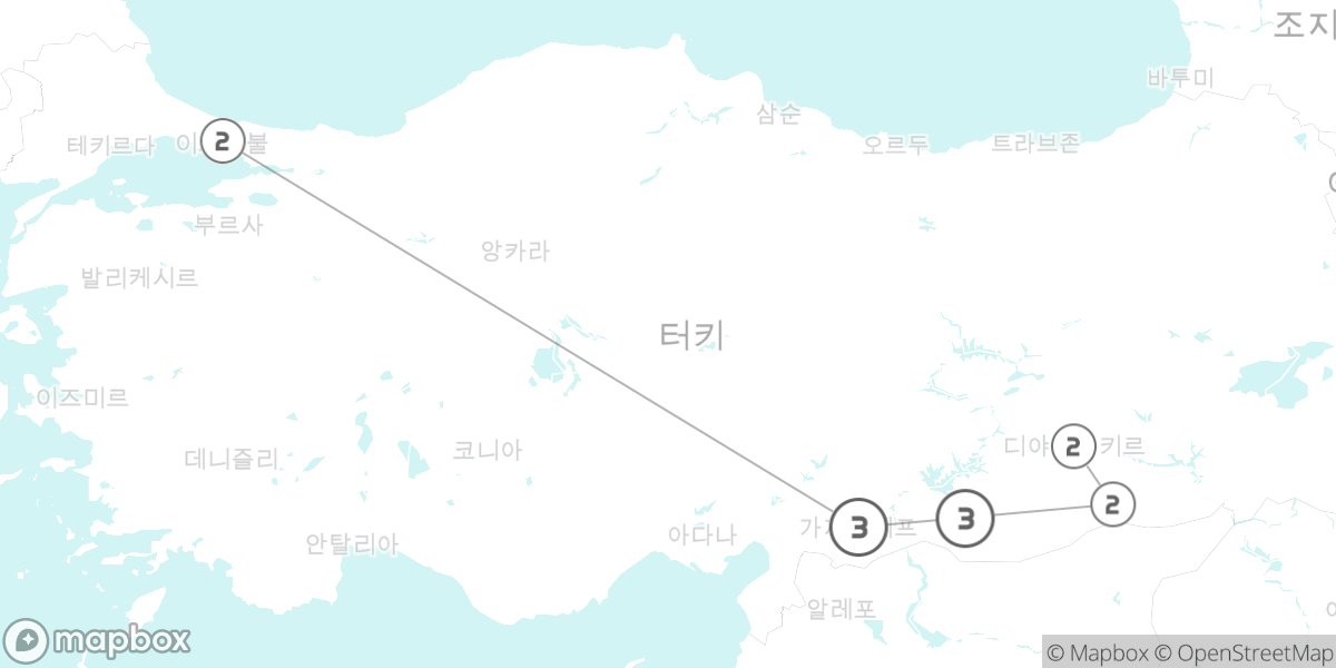 메소포타미아 문명의 심장, 동남부 완전 정복 루트 지도