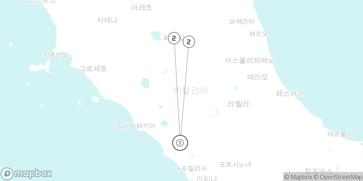 이탈리아의 녹색 심장, 움브리아 힐링 여행 루트 지도