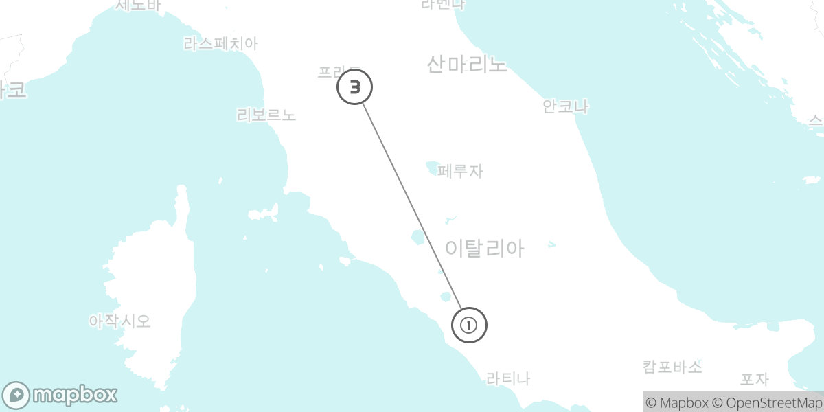 첫 이탈리아 여행의 정석, 로마와 피렌체 핵심 코스 루트 지도