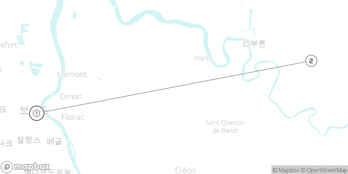 와인 애호가를 위한 보르도 와이너리 순례 루트 지도