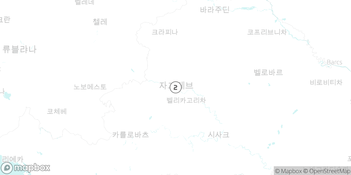 수도와 아드리아해의 로맨스: 자그레브와 이스트리아 반도 8일 루트 지도