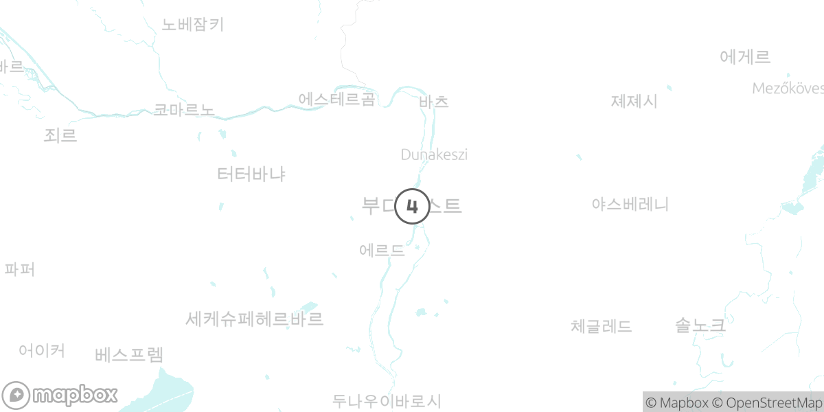 부다페스트 핵심 5일 (완전 집중형) 루트 지도