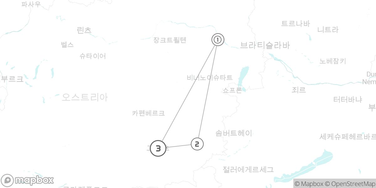 몸과 마음의 힐링, 슈타이어마르크 온천과 와인 로드 루트 지도