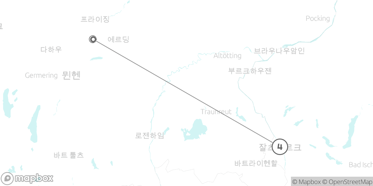 영화 '사운드 오브 뮤직' 발자취를 따라서 루트 지도