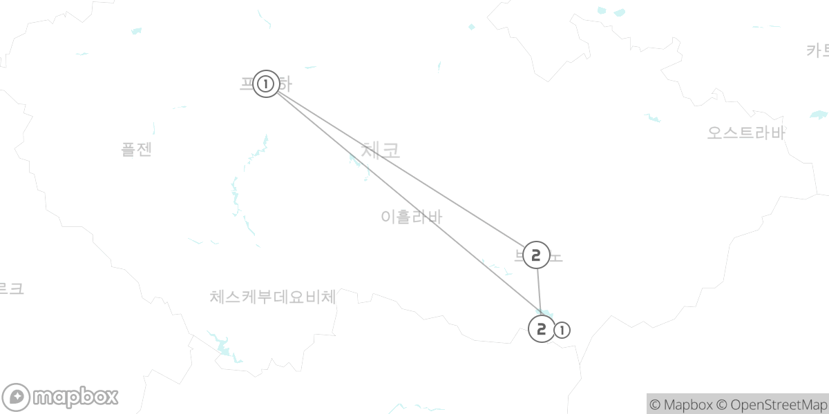 모라비아 와인 완전 정복! 핵심 와이너리 투어 루트 지도