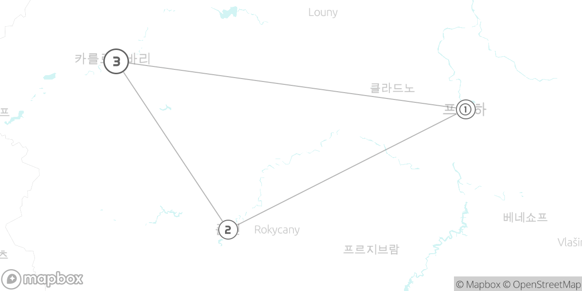 온천과 맥주에 흠뻑, 카를로비 바리 & 플젠 집중 탐구 루트 지도