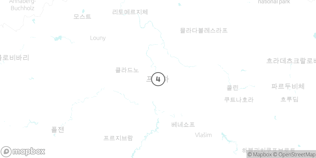 프라하 5일 : 핵심 집중 코스 루트 지도