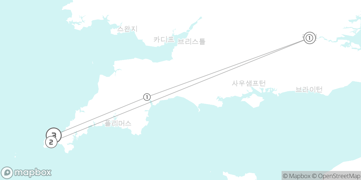 콘월 해안 완벽 정복: 예술, 자연, 그리고 바다 루트 지도