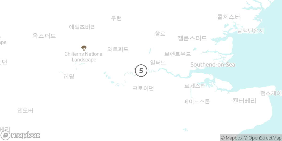 런던 완전 정복: 핵심 5일 루트 지도