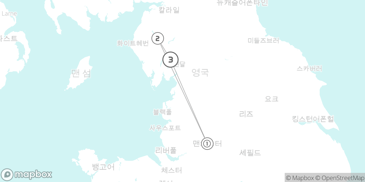영국 시인들의 영감, 레이크 디스트릭트 힐링 여행 루트 지도