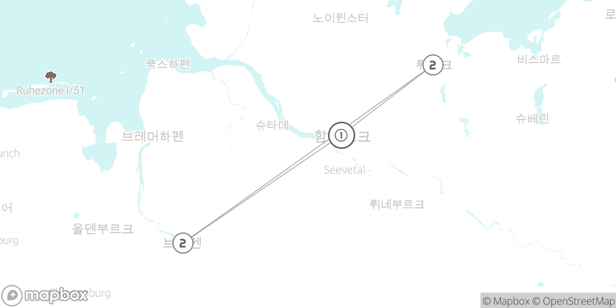 한자 동맹의 심장부, 북독일 핵심 탐방 루트 지도
