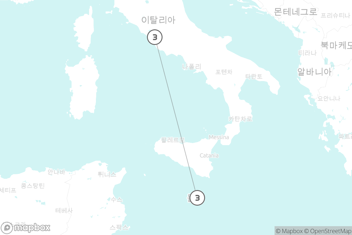 7일 루트 지도