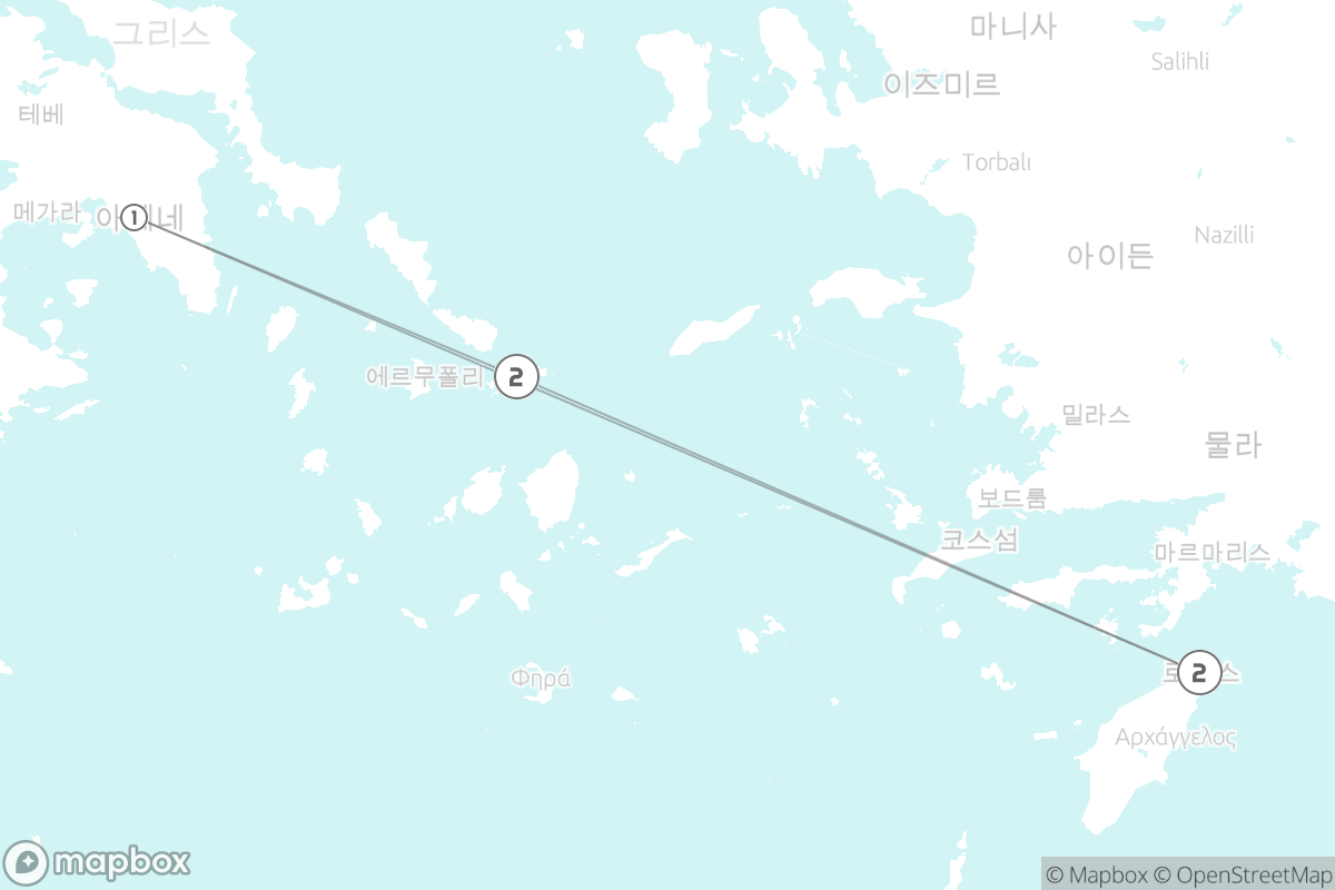 7일 루트 지도