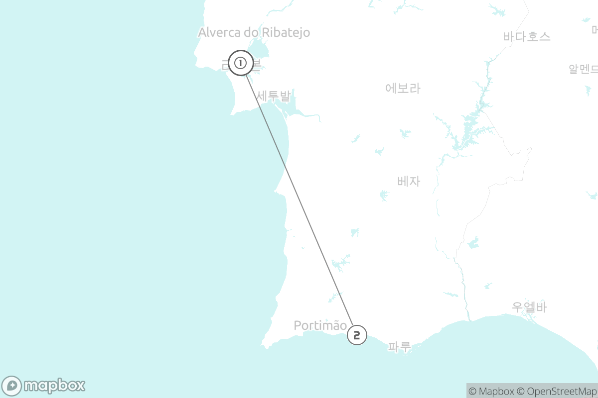 7일 루트 지도