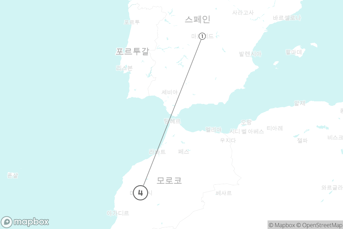 7일 루트 지도