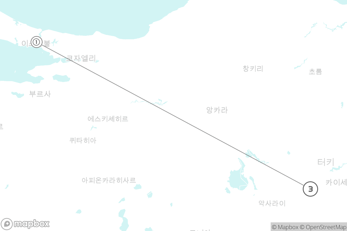 7일 루트 지도