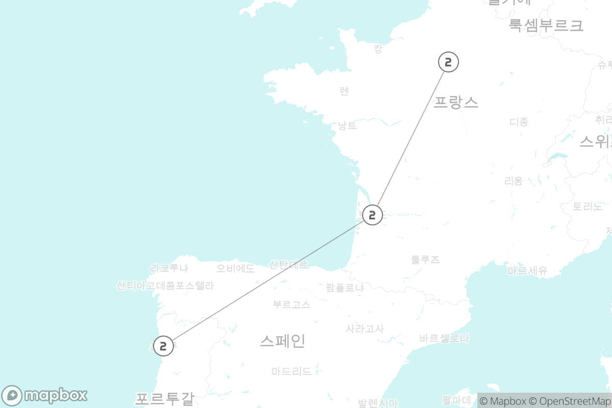 7일 루트 지도