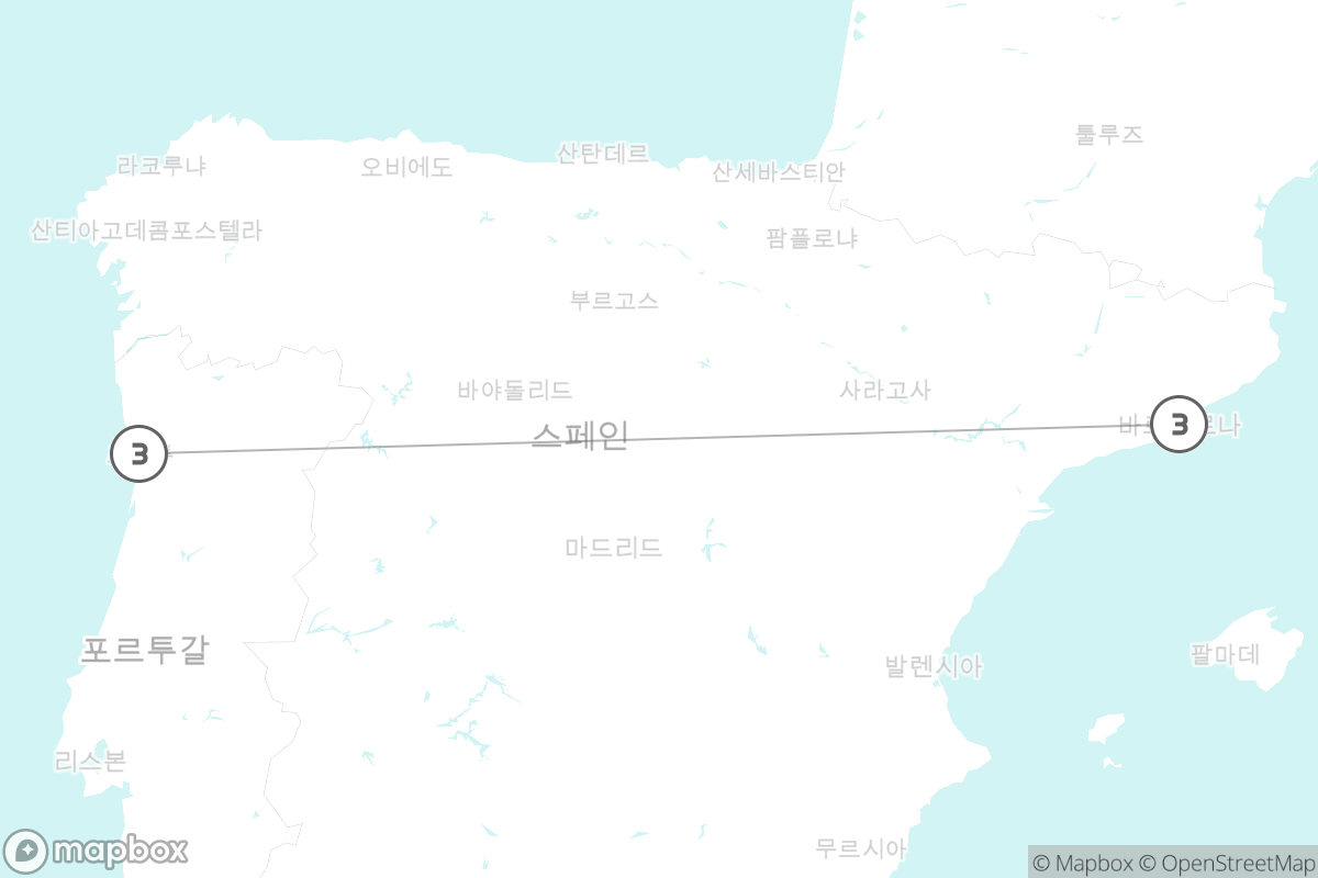 7일 루트 지도