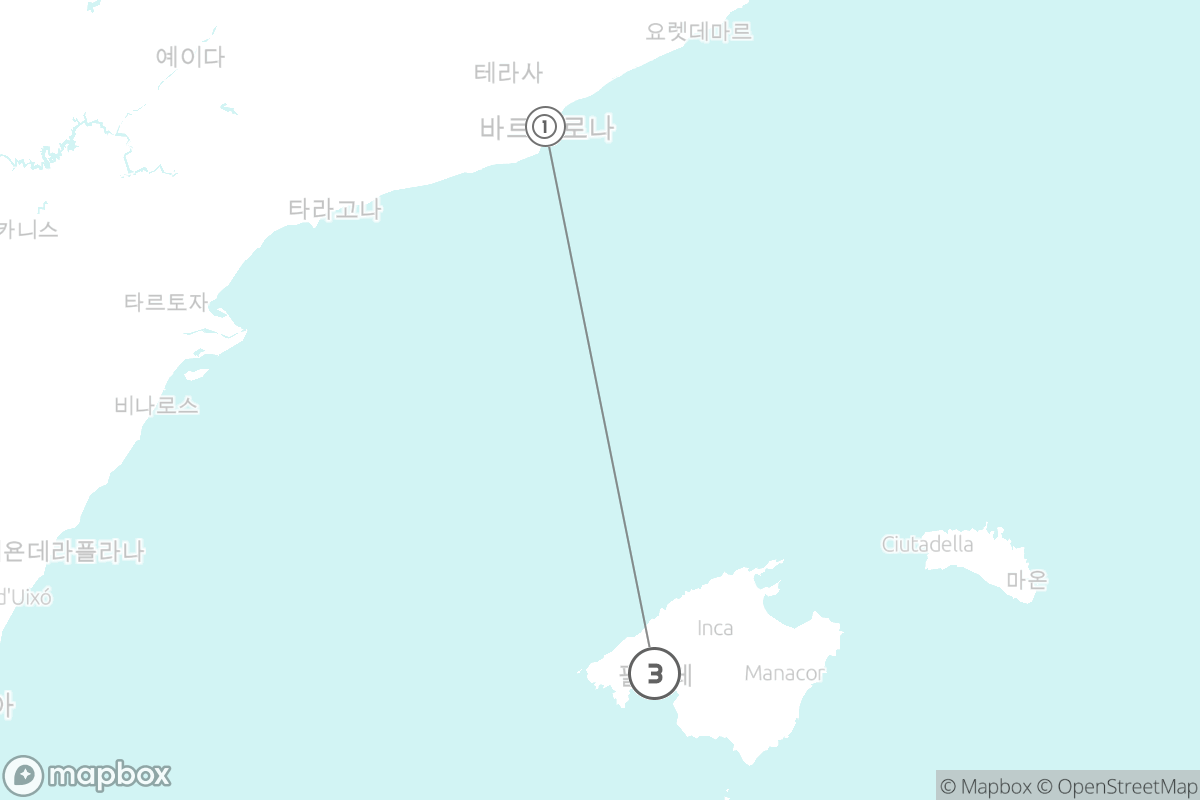 7일 루트 지도