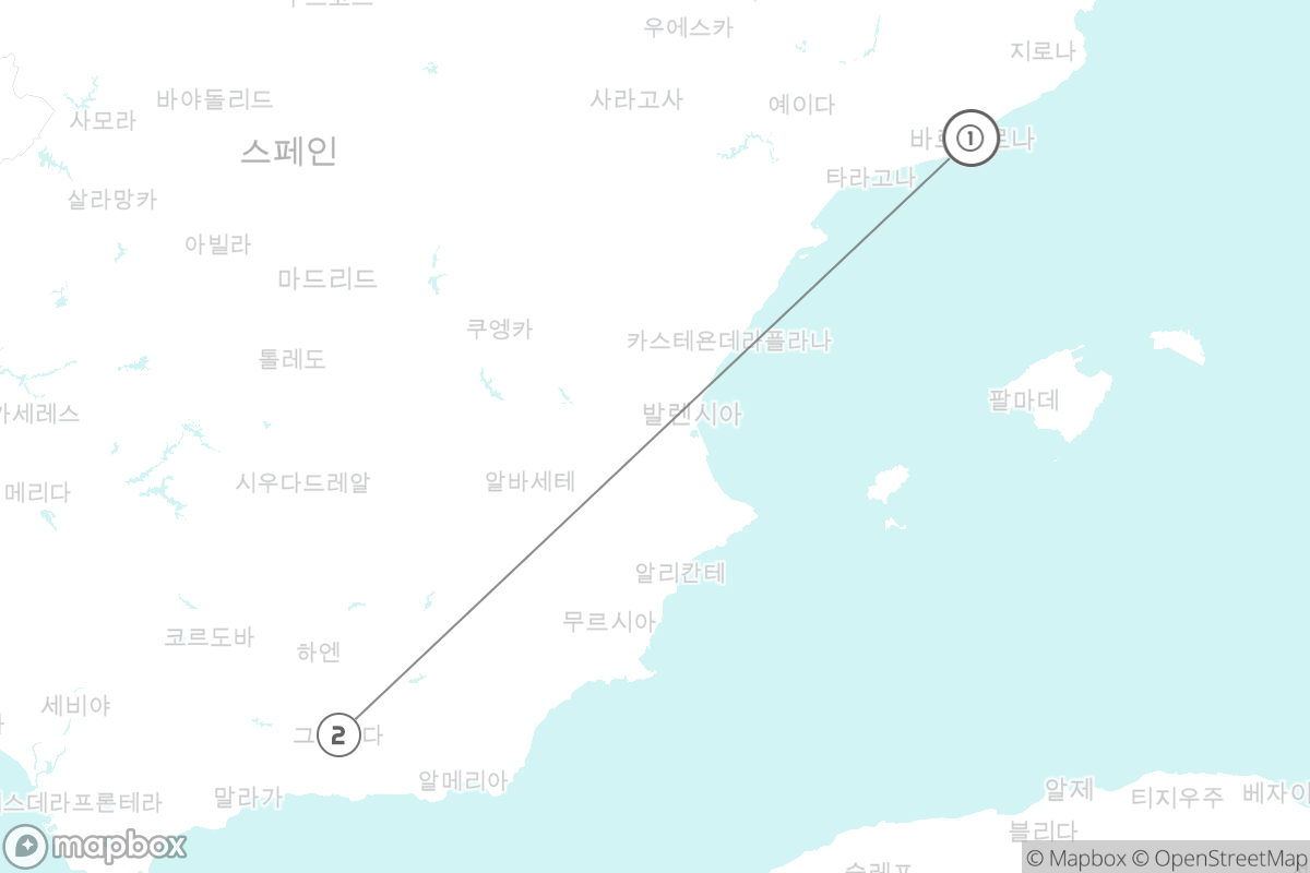 7일 루트 지도