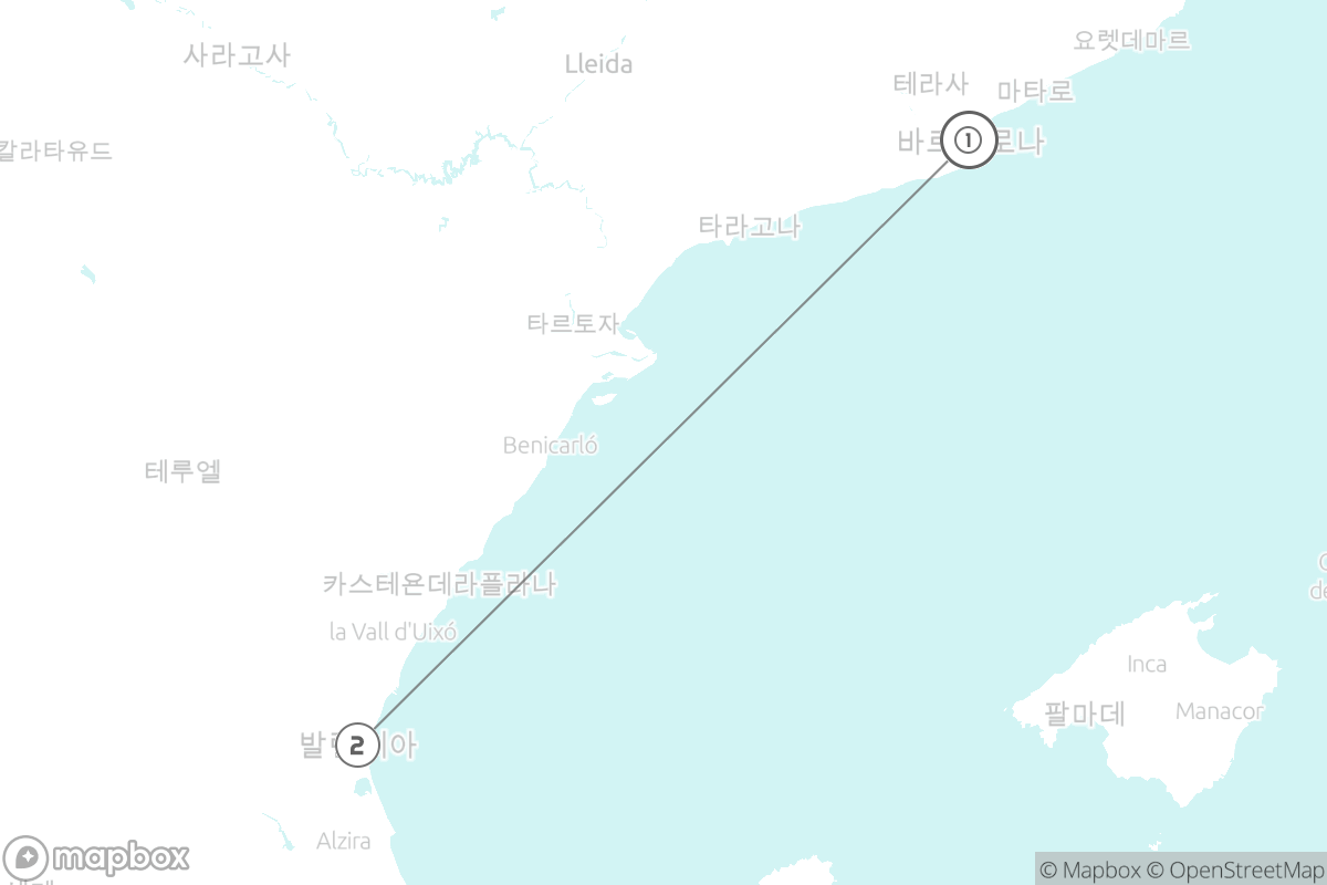 7일 루트 지도