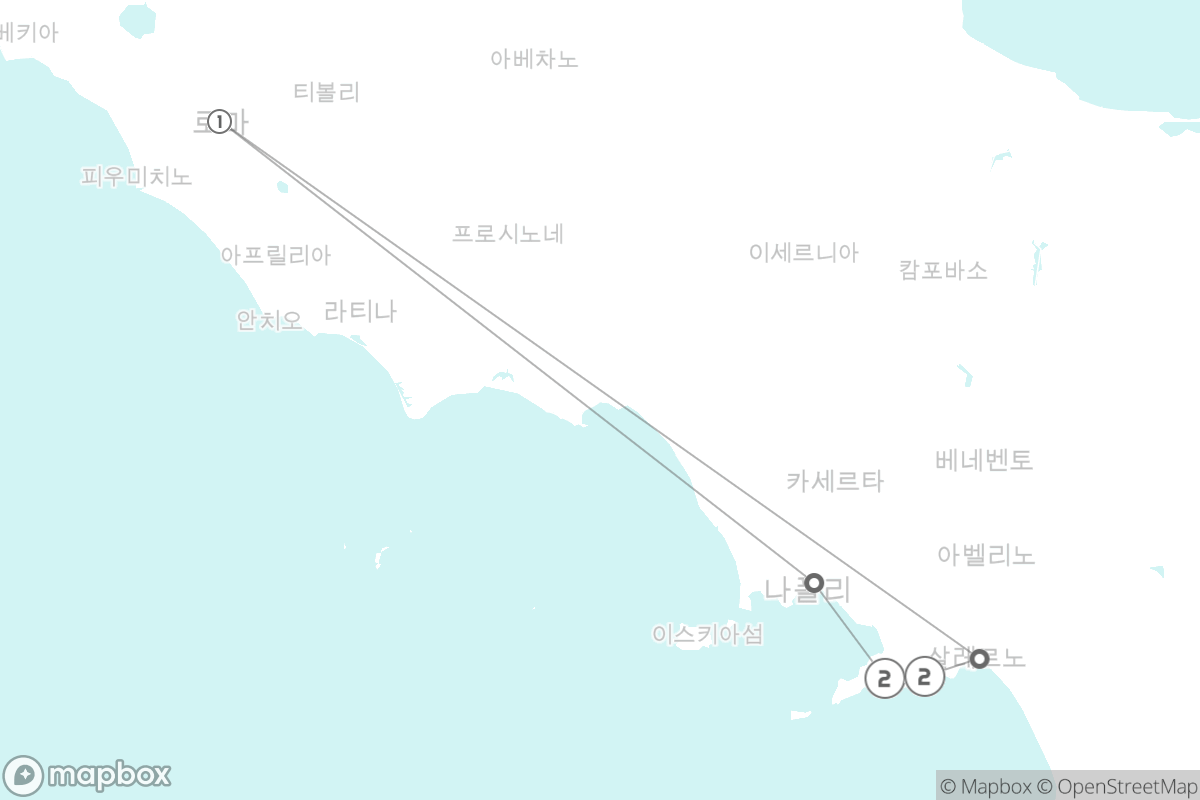 7일 루트 지도