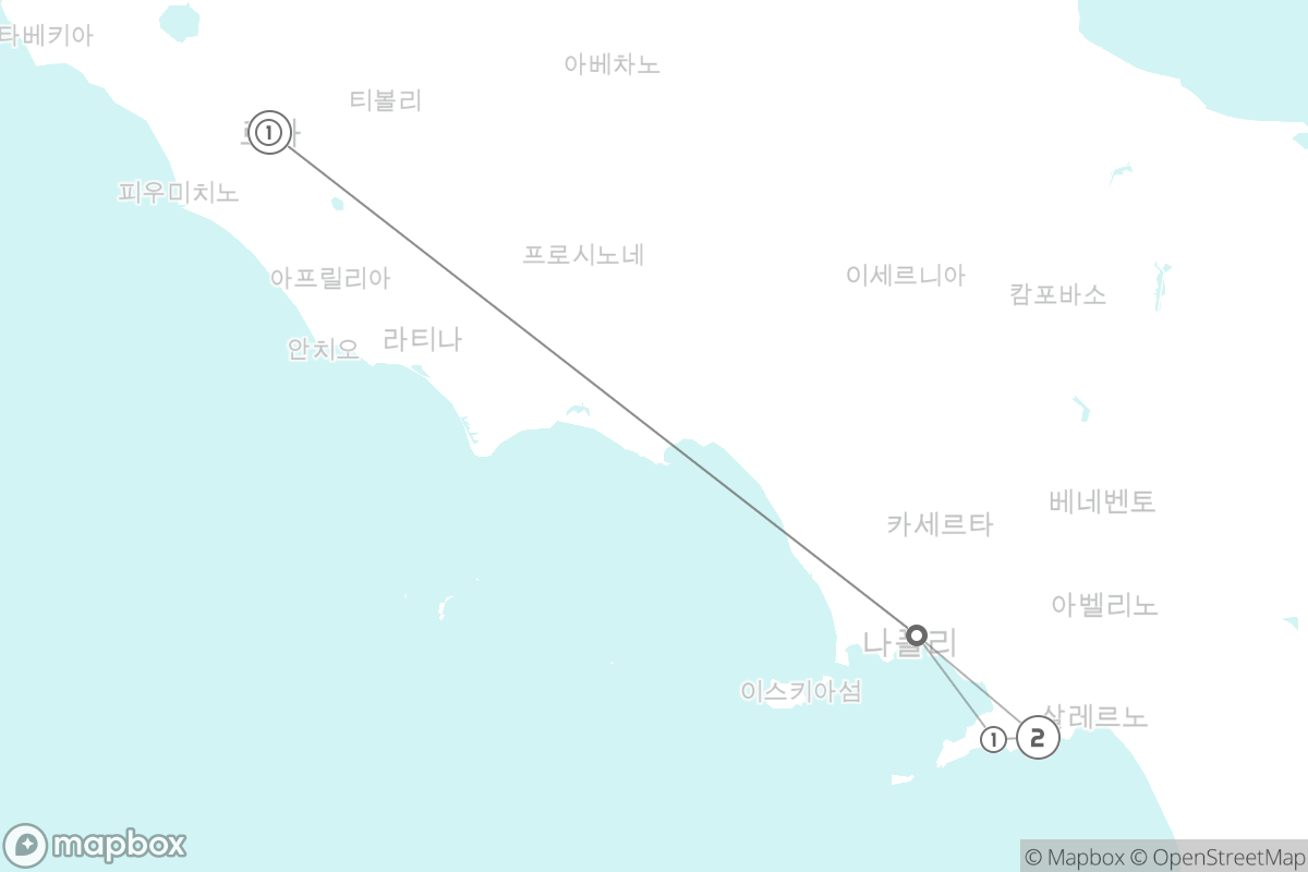 7일 루트 지도
