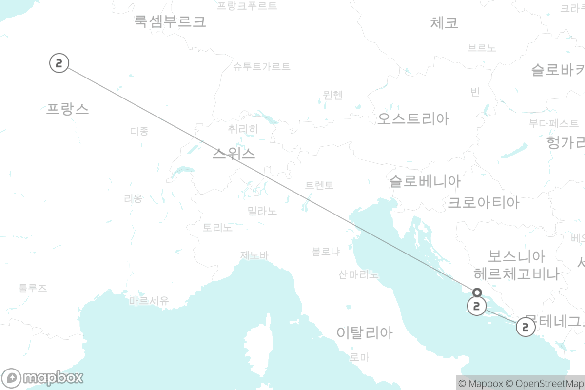 7일 루트 지도