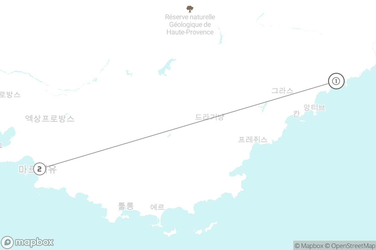 7일 루트 지도