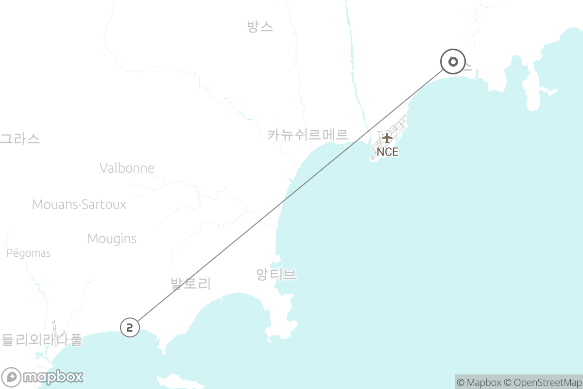 7일 루트 지도