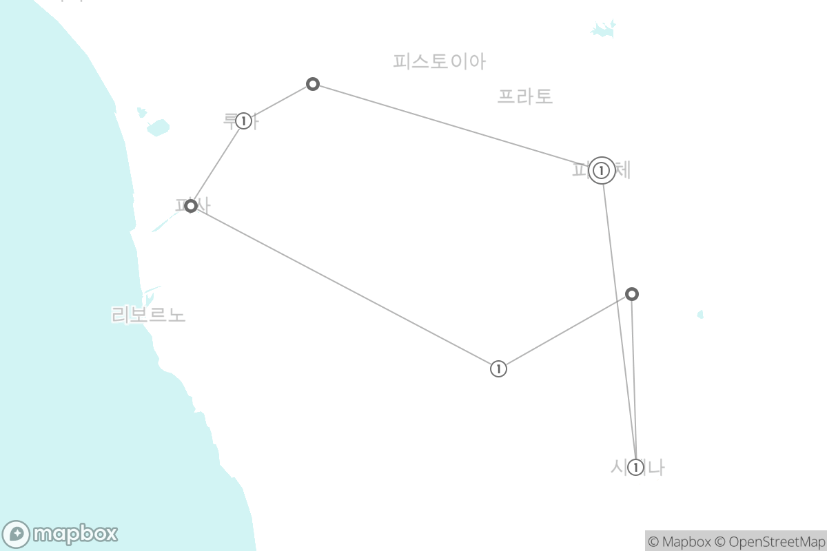 7일 루트 지도