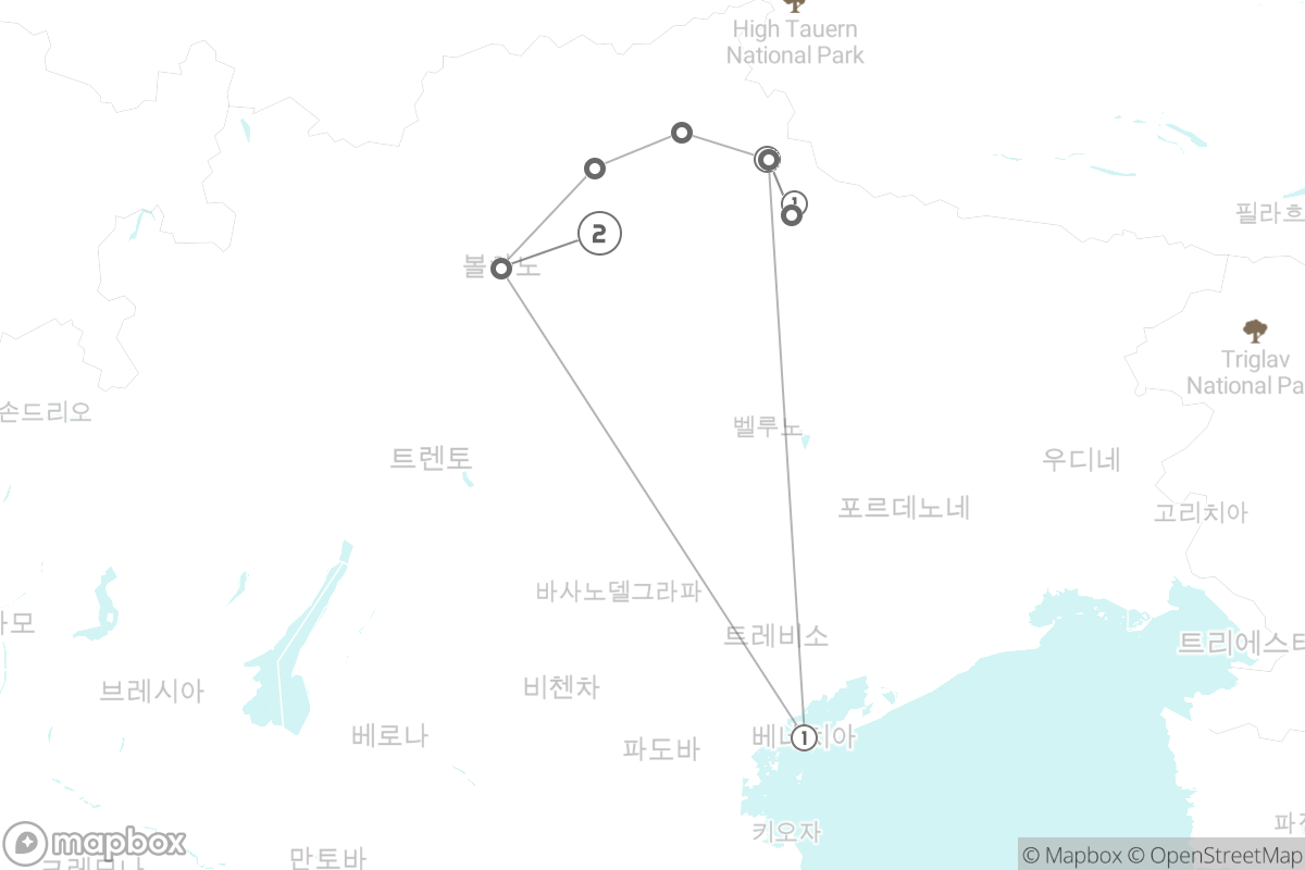 7일 루트 지도