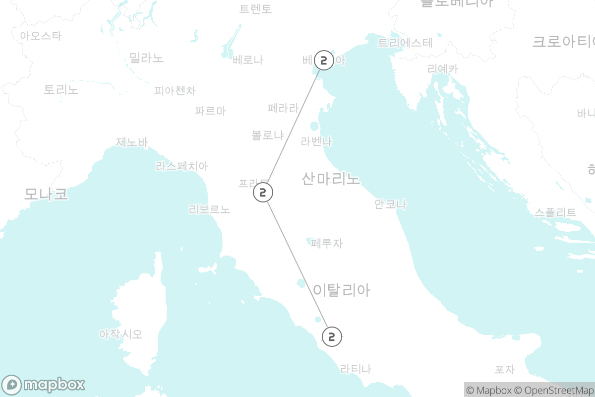7일 루트 지도