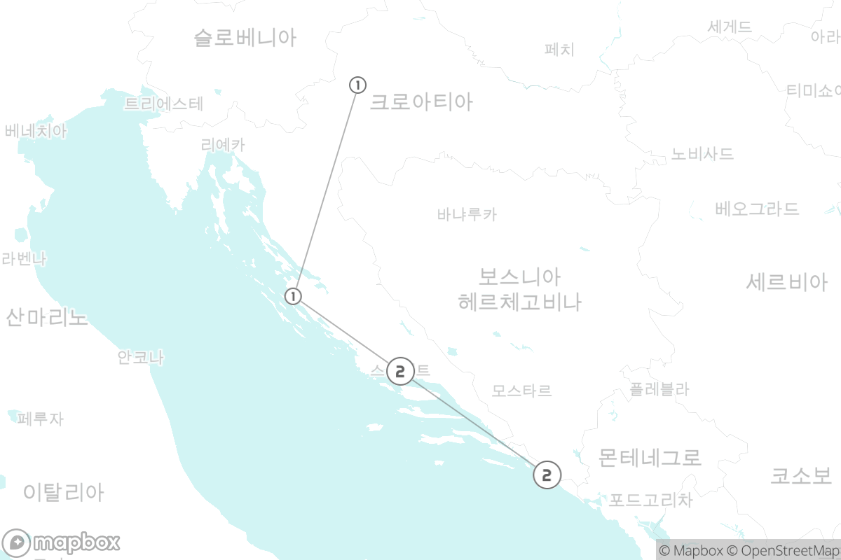 7일 루트 지도