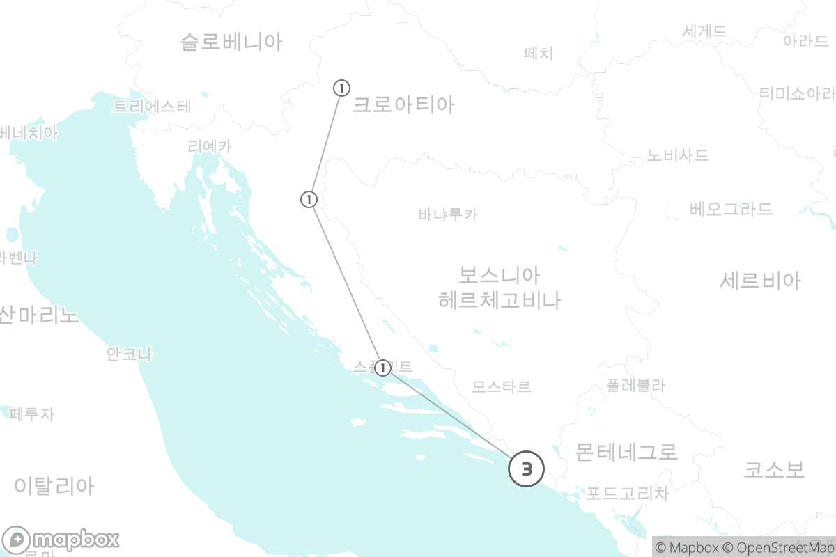7일 루트 지도