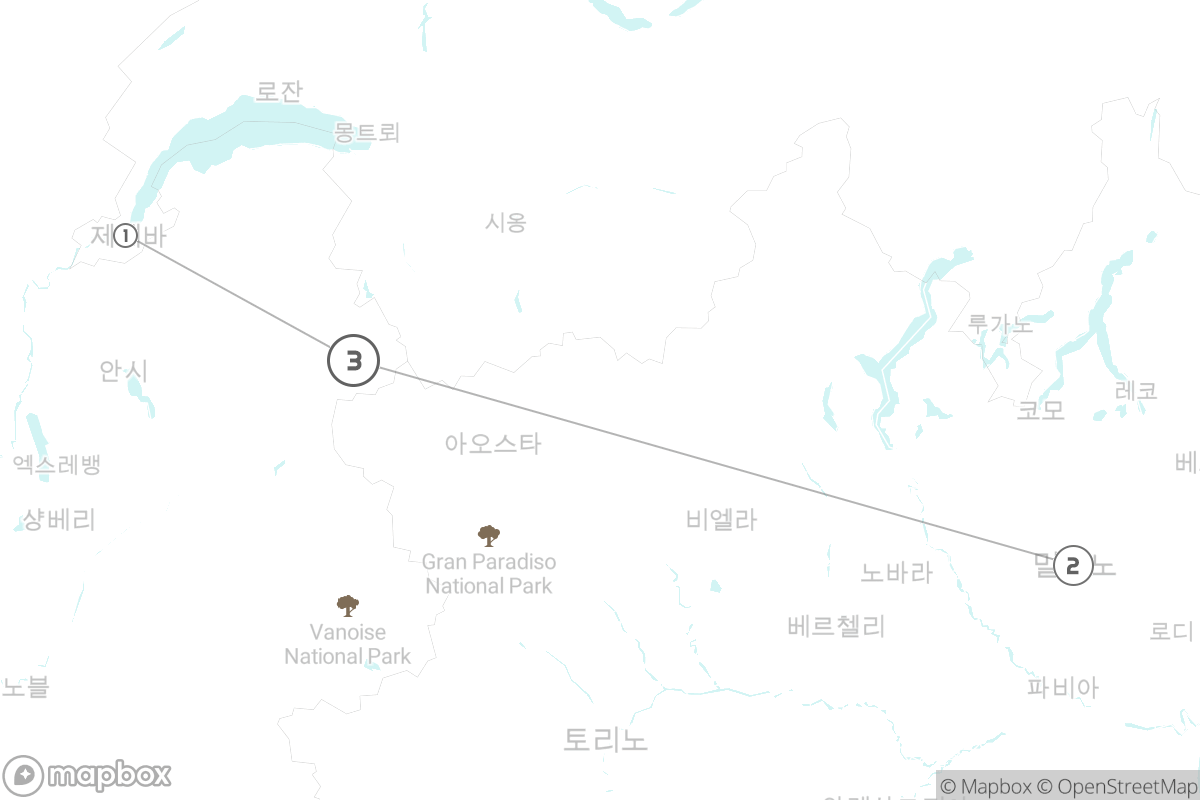 7일 루트 지도