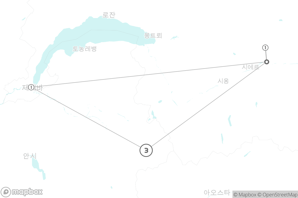 7일 루트 지도