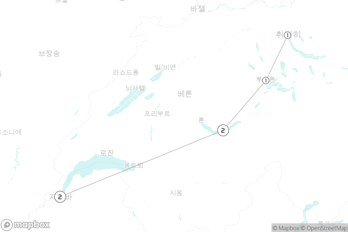 7일 루트 지도