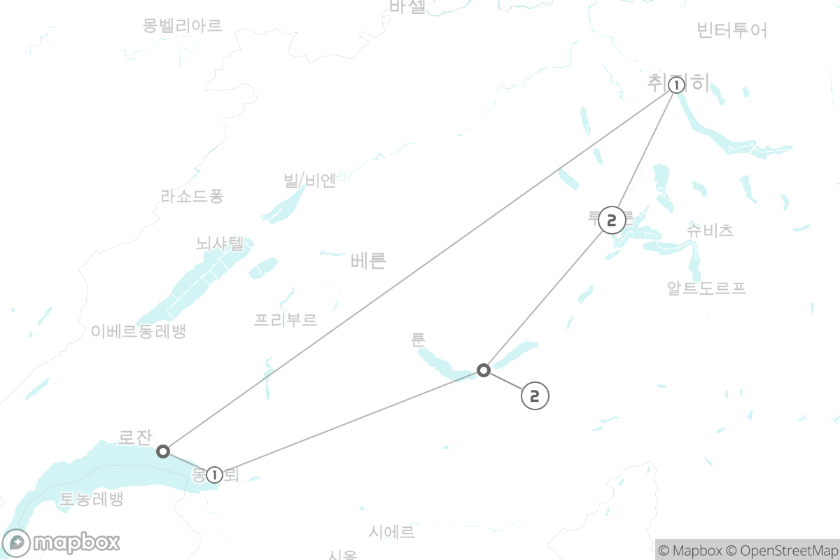 7일 루트 지도
