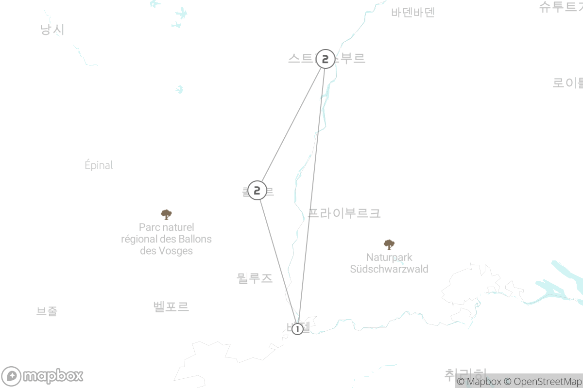 7일 루트 지도