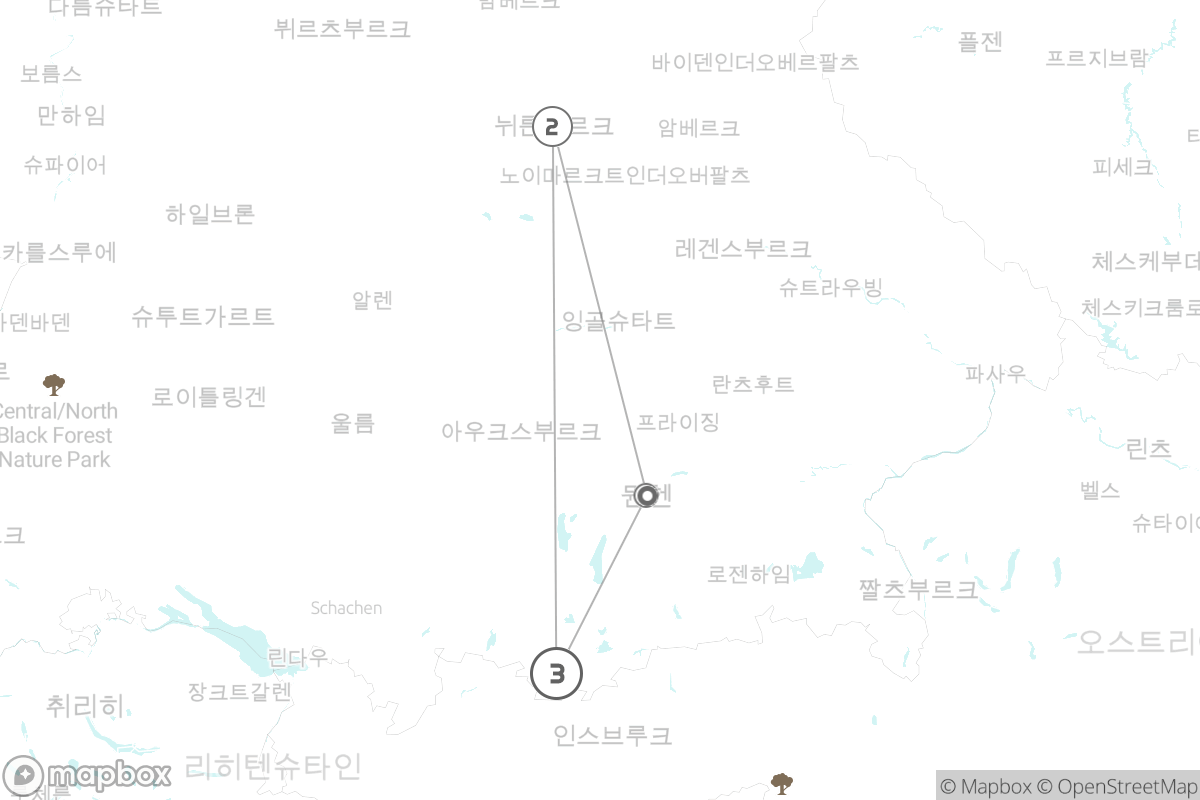 7일 루트 지도