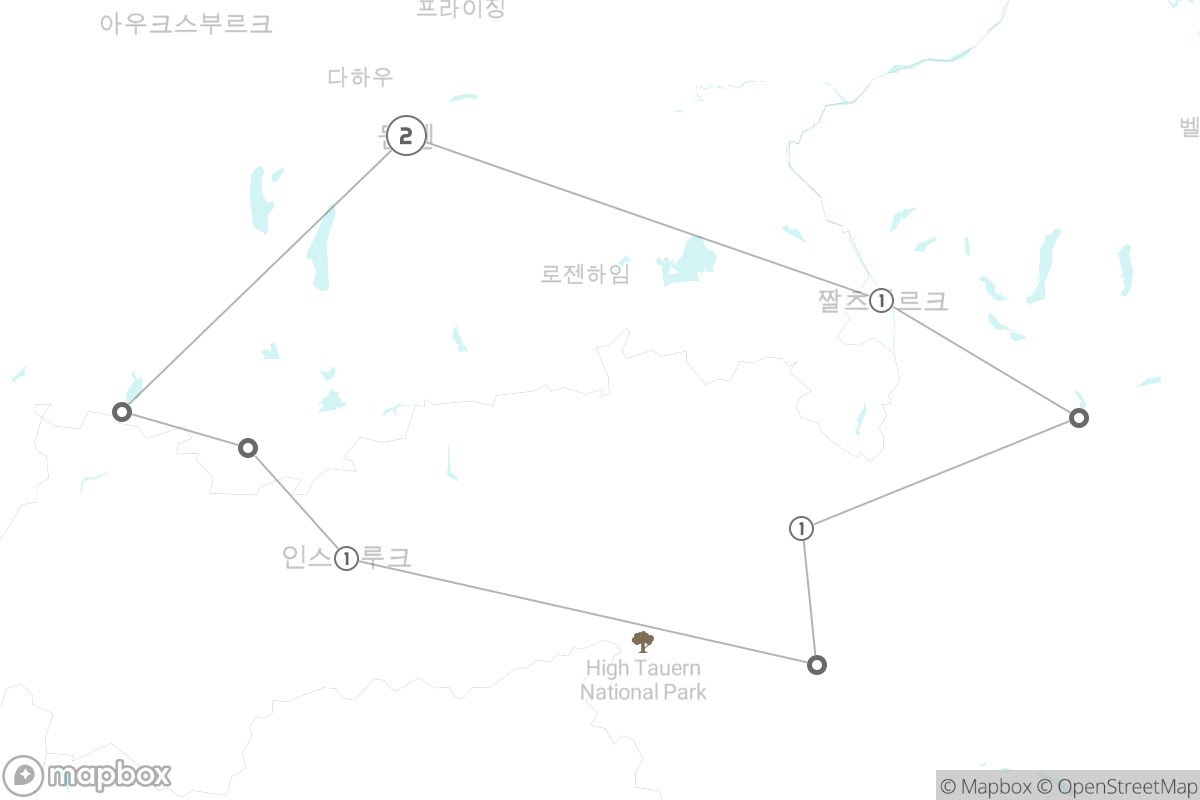 7일 루트 지도