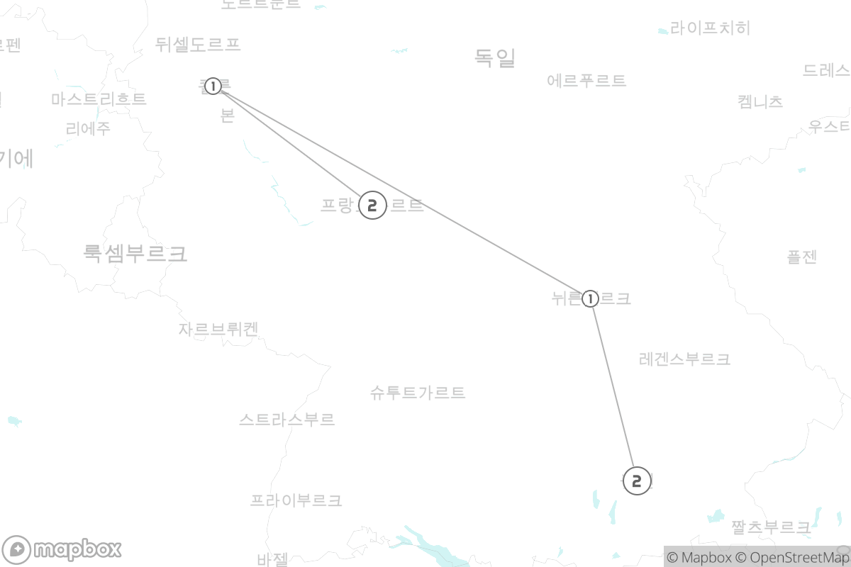 7일 루트 지도