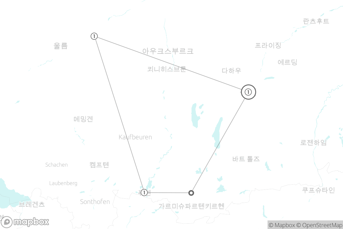7일 루트 지도
