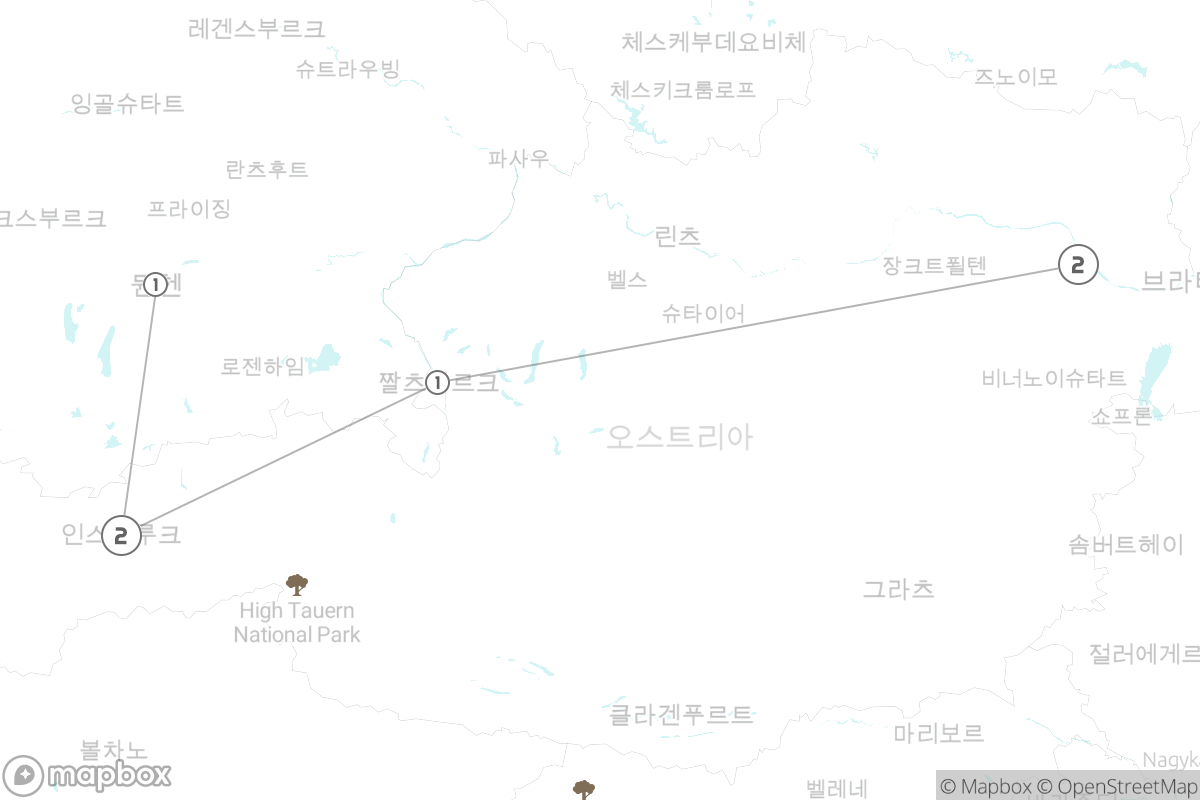 7일 루트 지도