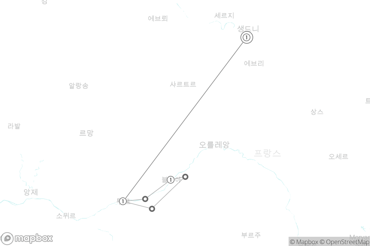 7일 루트 지도