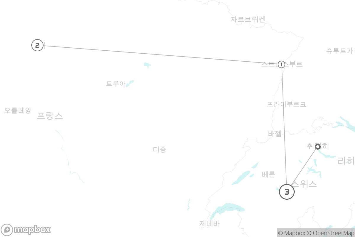 7일 루트 지도