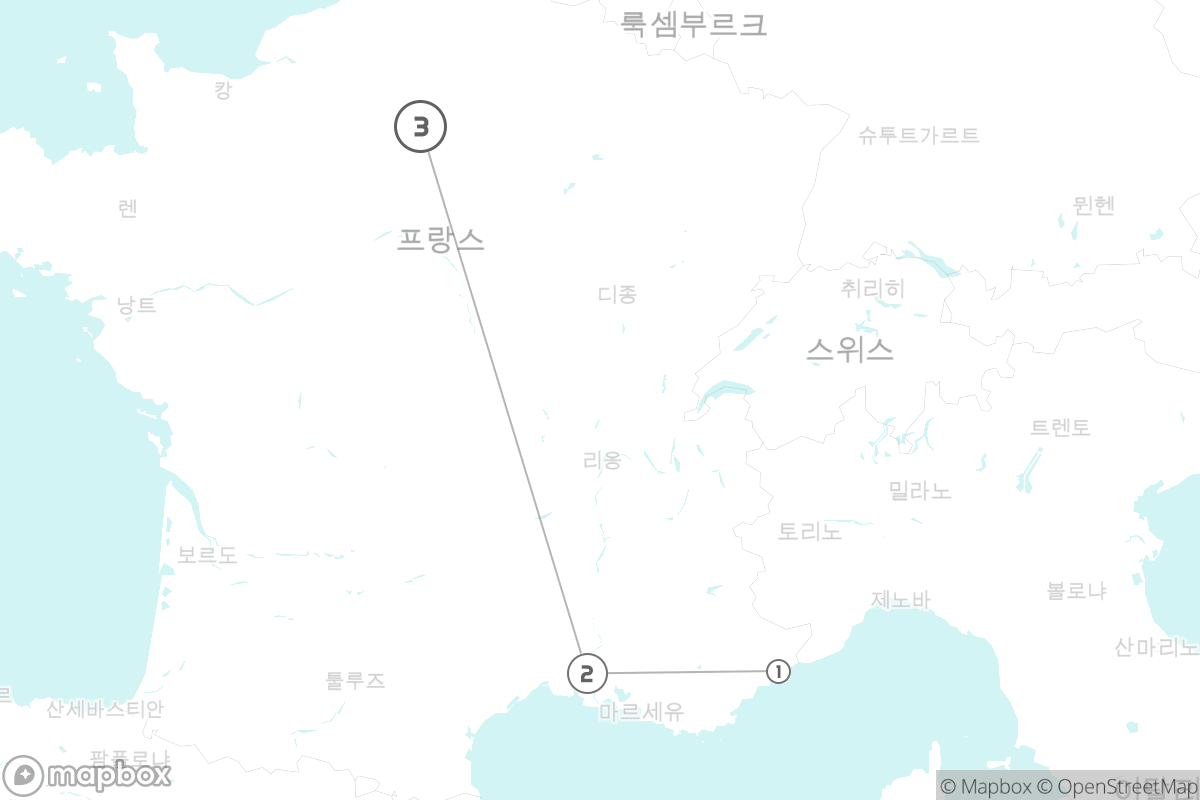 7일 루트 지도
